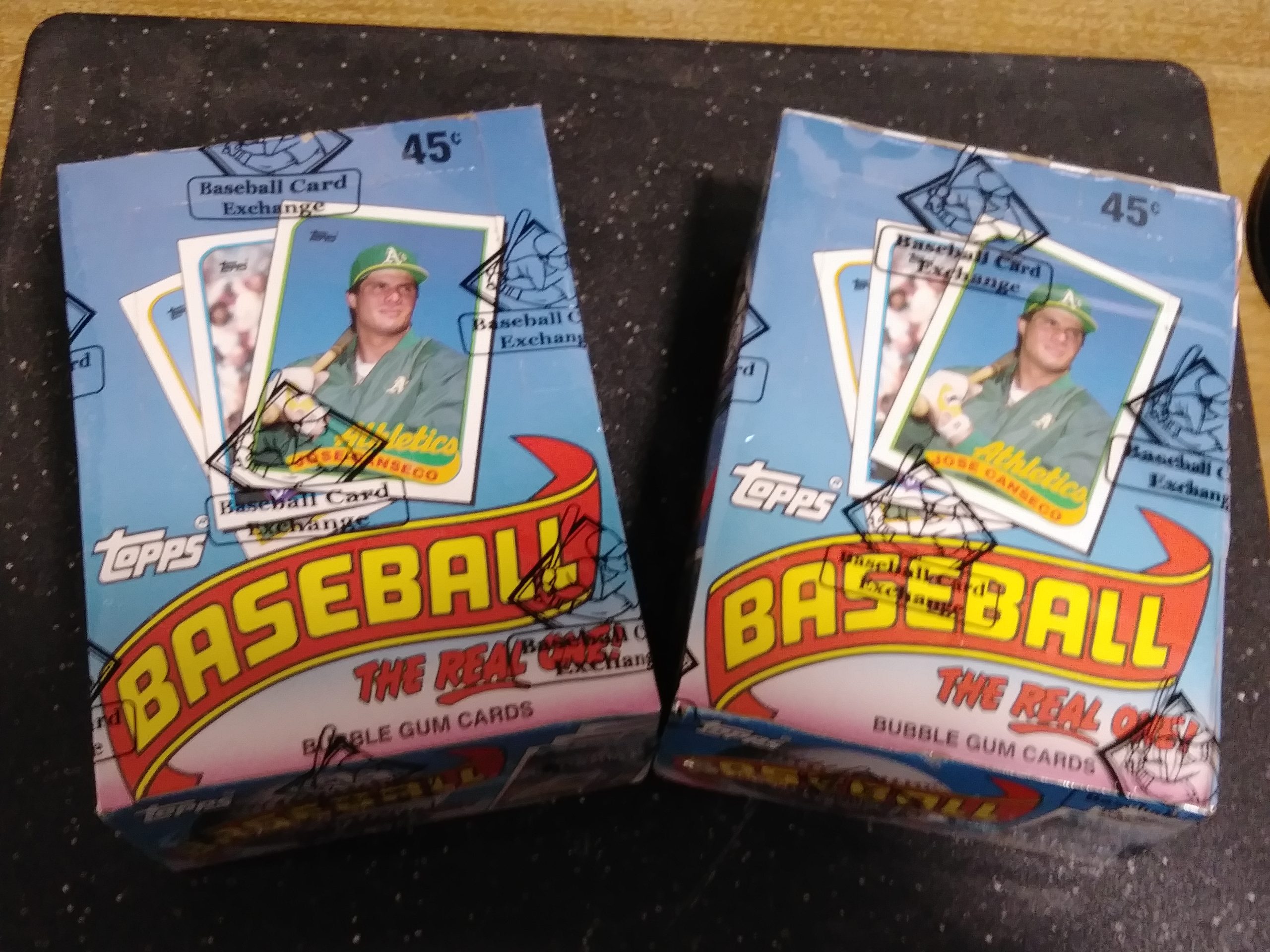 1989 Sealed Topps Wax Boxes BBCE